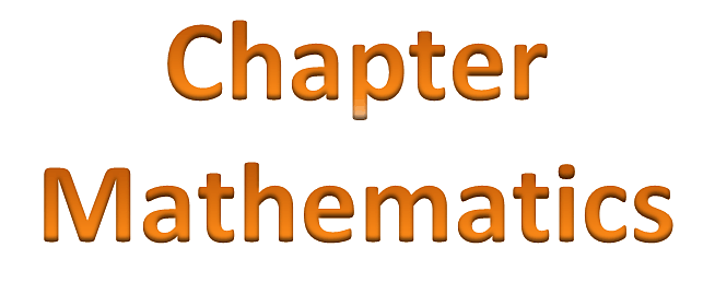 Chapter-Mathematics