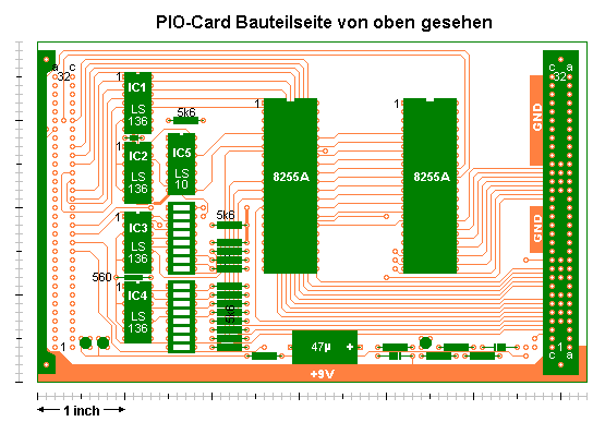 PIO-Card Component Side